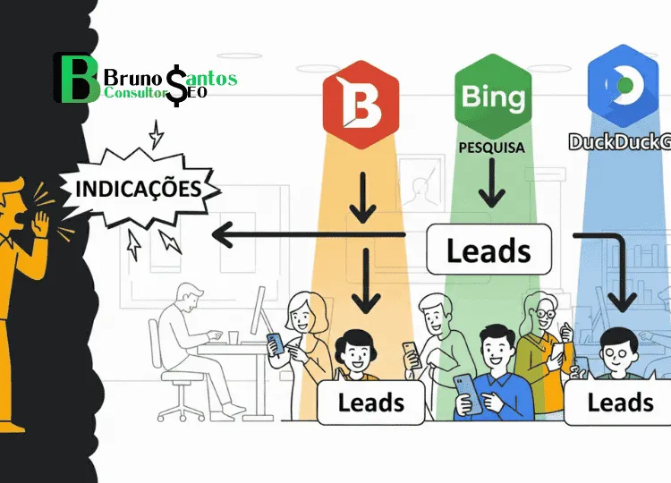 Dependência de indicação vs busca Dependência de indicação vs busca