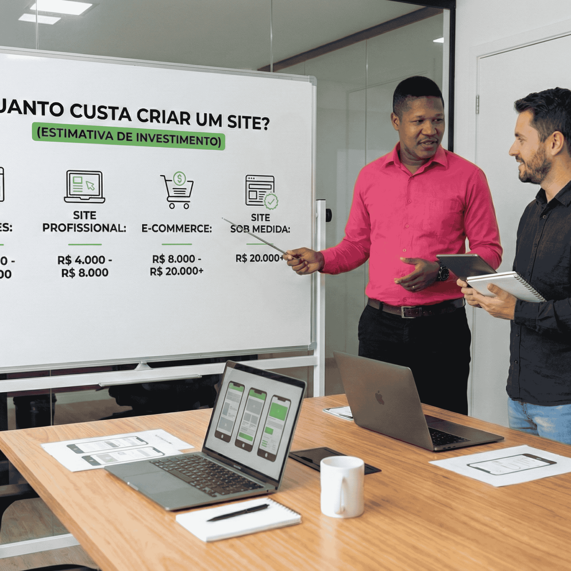 Quanto custa criar um site